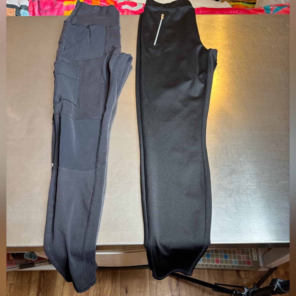 ALO Yoga Dual Black Leggings bundle - Picture 2 of 5